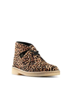 Leder-Schnürschuhe in Hellbraun