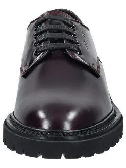 Leder-Schnürschuhe "Ivyhill" in Bordeaux