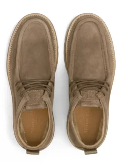 Leder-Schnürschuhe "Jack" in Beige