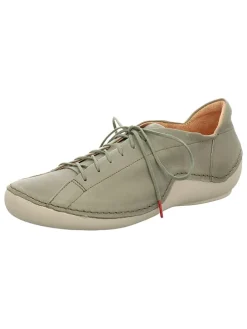 Leder-Schnürschuhe "Kapsl" in Khaki