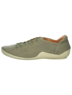 Leder-Schnürschuhe "Kapsl" in Khaki