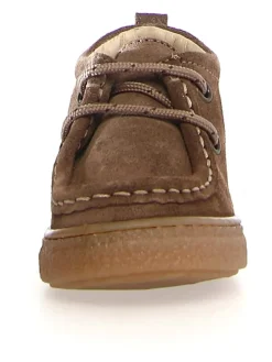 Leder-Schnürschuhe "Kasden" in Dunkelbraun