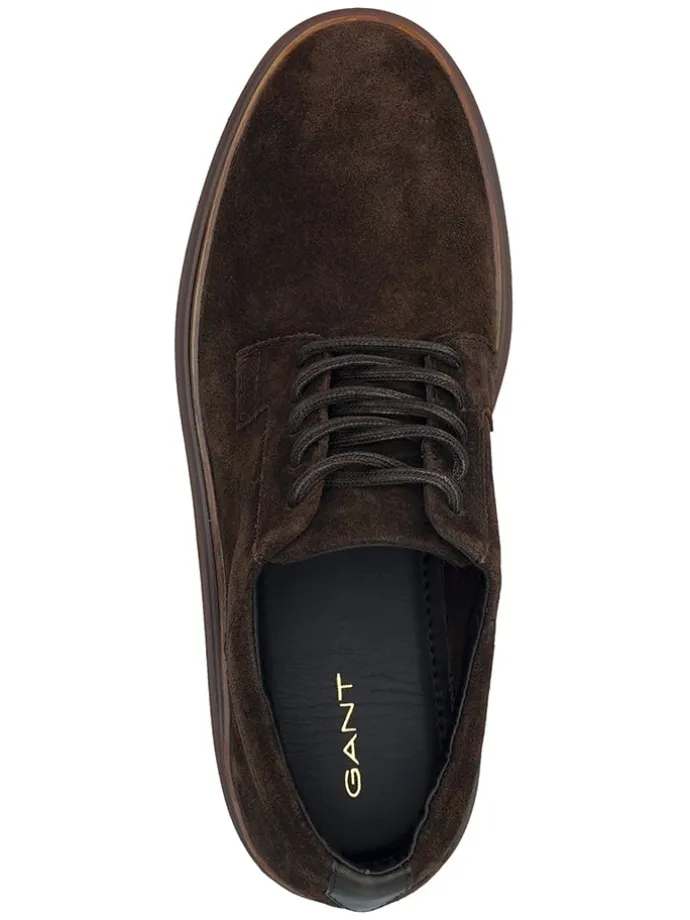 Leder-Schnürschuhe "Kinzoon" in Braun