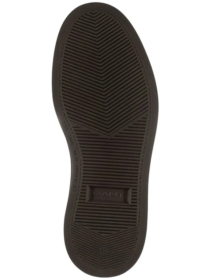 Leder-Schnürschuhe "Kinzoon" in Braun