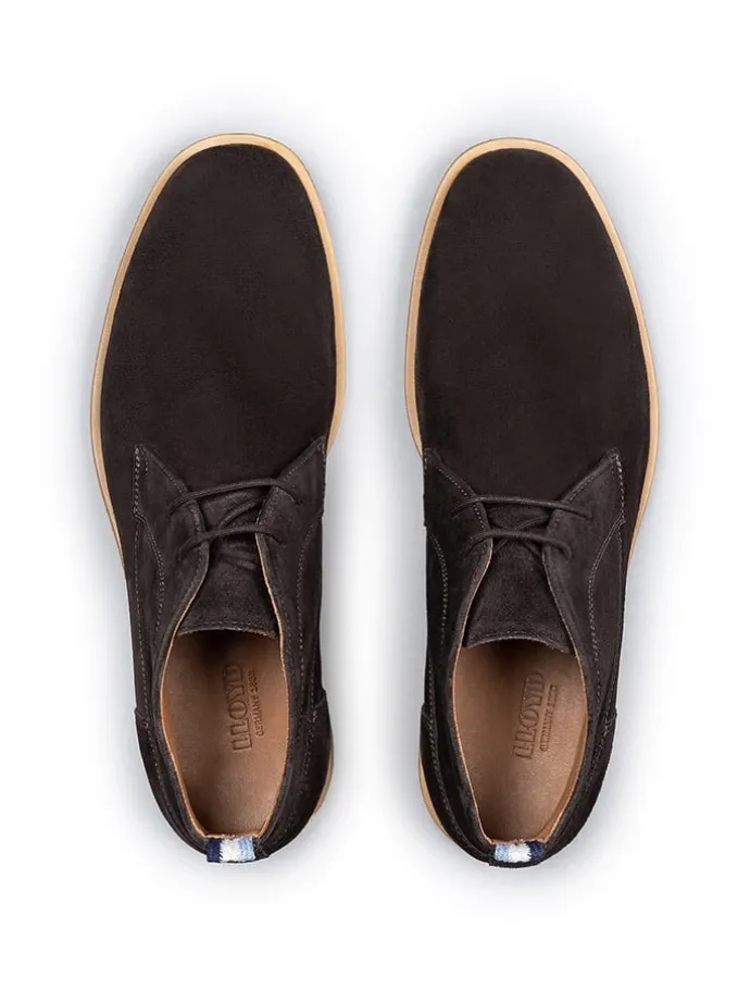 Leder-Schnürschuhe "Liverpool" in Braun