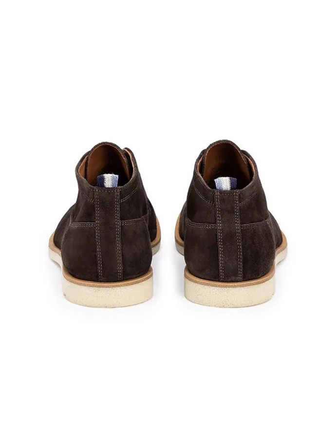 Leder-Schnürschuhe "Liverpool" in Braun