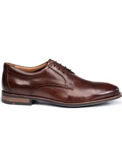 Leder-Schnürschuhe "Mare" in Braun