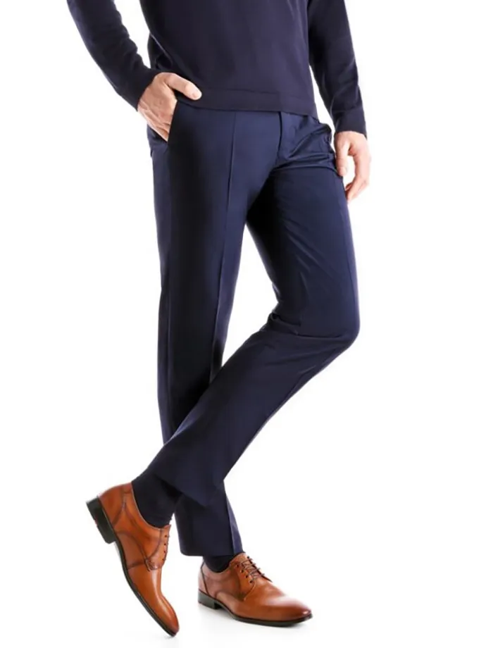 Leder-Schnürschuhe "Osmond" in Hellbraun