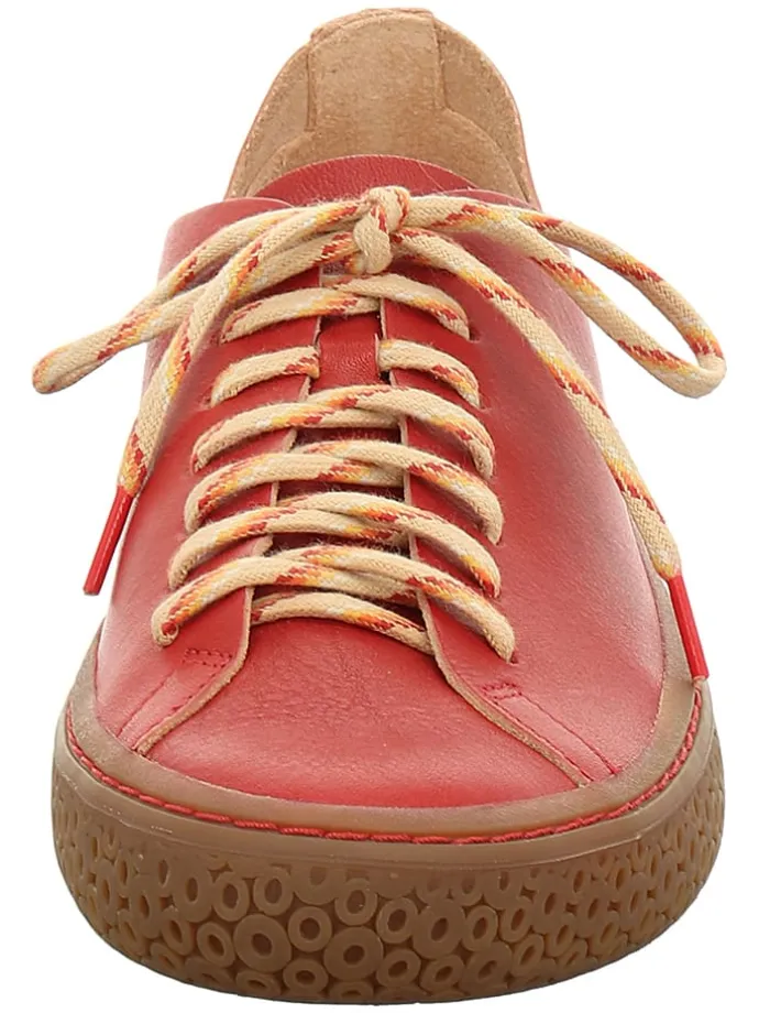 Leder-Schnürschuhe "Tjub" in Rot