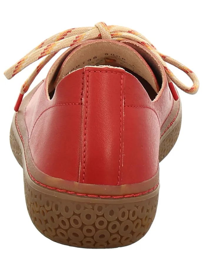 Leder-Schnürschuhe "Tjub" in Rot