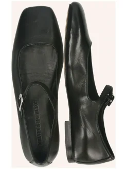 Leder-Slingballerinas 