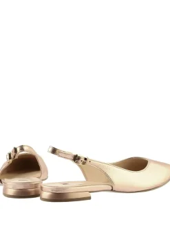 Leder-Slingballerinas 