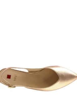 Leder-Slingballerinas 