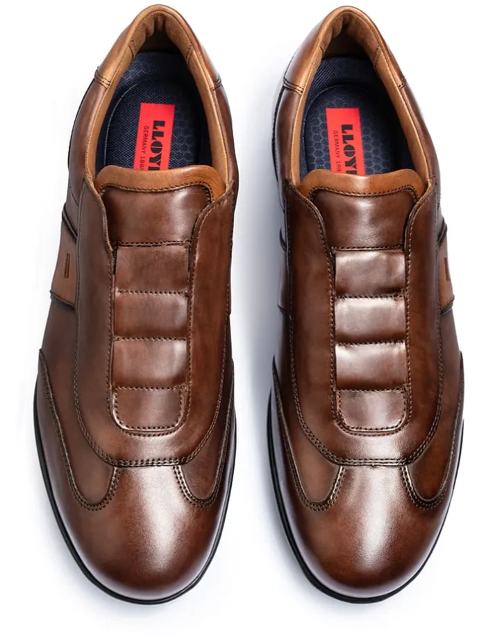 Leder-Slipper "Albano" in Braun