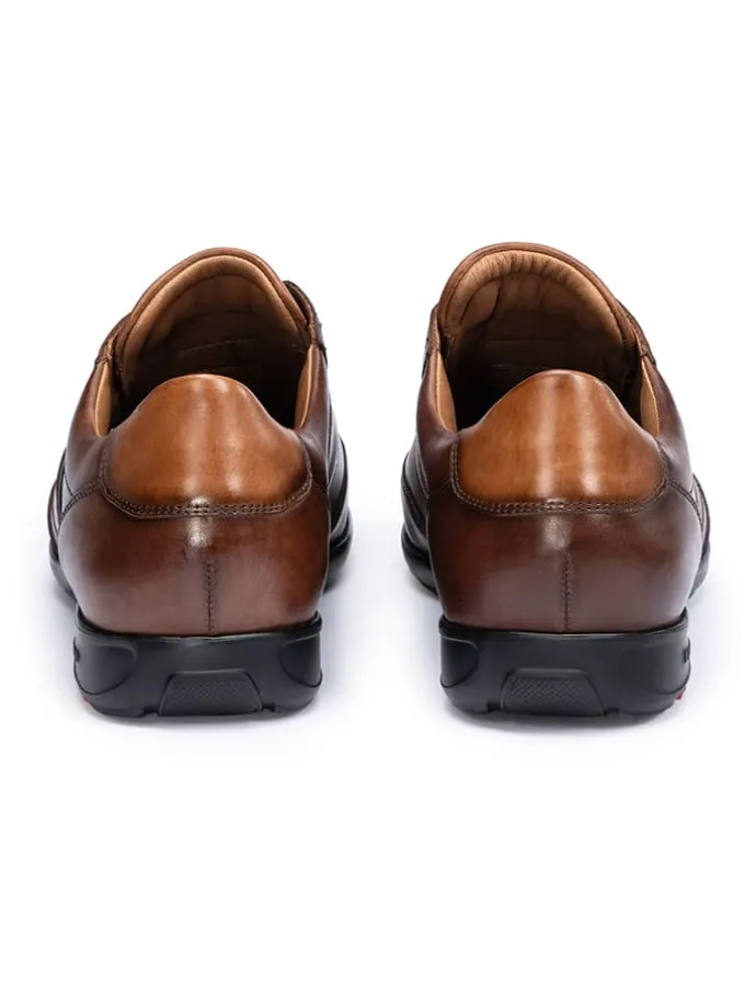 Leder-Slipper "Albano" in Braun