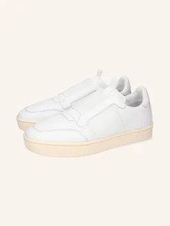 Leder-Slipper "Alfie 5" in Weiß