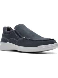 Leder-Slipper "Donaway Free" in Dunkelblau