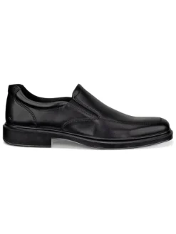 Leder-Slipper "Elliot" in Schwarz