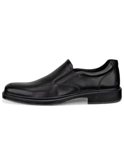Leder-Slipper "Elliot" in Schwarz