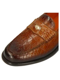 Leder-Slipper 