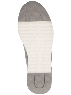 Leder-Slipper in Grau