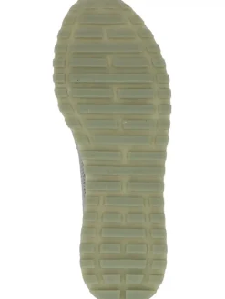 Leder-Slipper in Grün