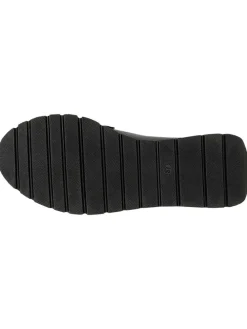 Leder-Slipper in Schwarz