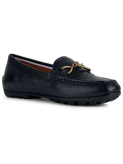 Leder-Slipper "Kosmopolis + Grip" in Schwarz