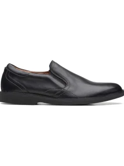 Leder-Slipper "Malwood Easy" in Schwarz