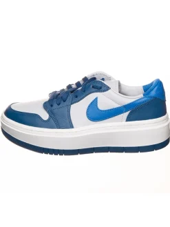 Leder-Sneaker ''1 Elevate Low'' in Weiß/ Blau