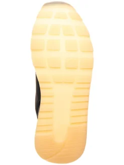 Leder-Sneakers in Dunkelblau/ Hellblau