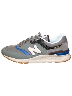 Leder-Sneakers "997" in Grau