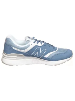 Leder-Sneakers "997" in Hellblau