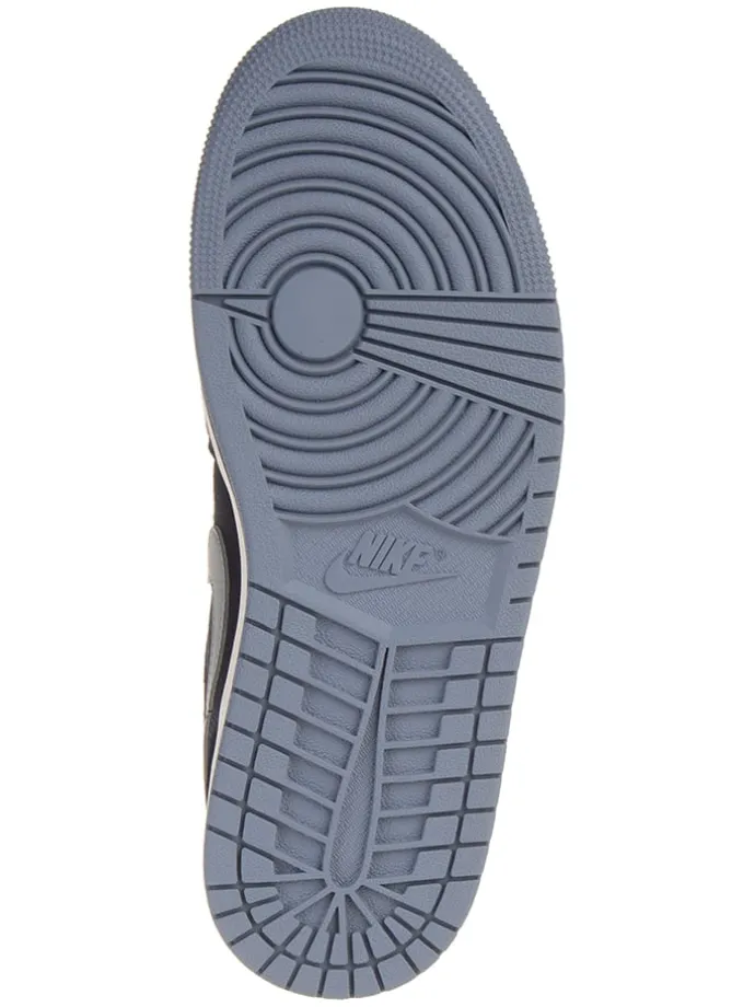 Leder-Sneakers "1 Mid SE Craft" in Dunkelblau/ Grau