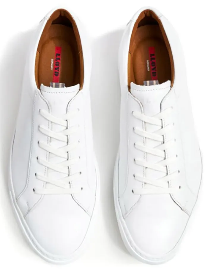 Leder-Sneakers "Abel" in Weiß