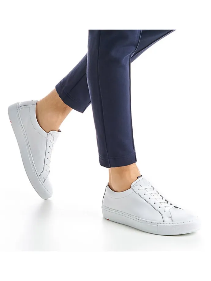 Leder-Sneakers "Abel" in Weiß