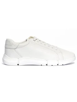 Leder-Sneakers "Adacter" in Weiß