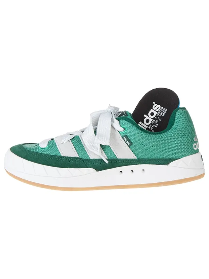 Leder-Sneakers "Adimatic" in Grün