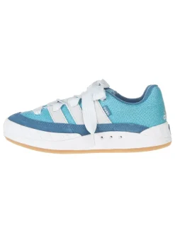 Leder-Sneakers "Adimatic" in Hellblau