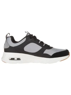 Leder-Sneakers "Air Court Yatton" in Grau/ Schwarz