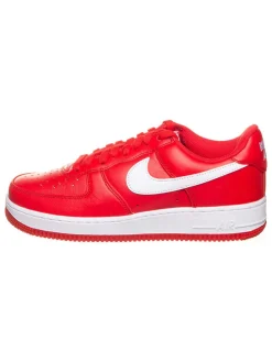 Leder-Sneakers "Air Force 1 Low Retro" in Rot