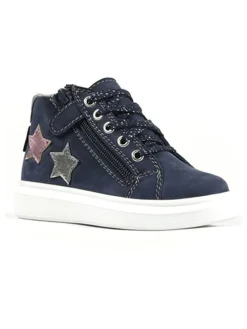 Leder-Sneakers "Alessa" in Dunkelblau