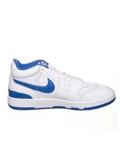 Leder-Sneakers "Attack" in Weiß/ Blau