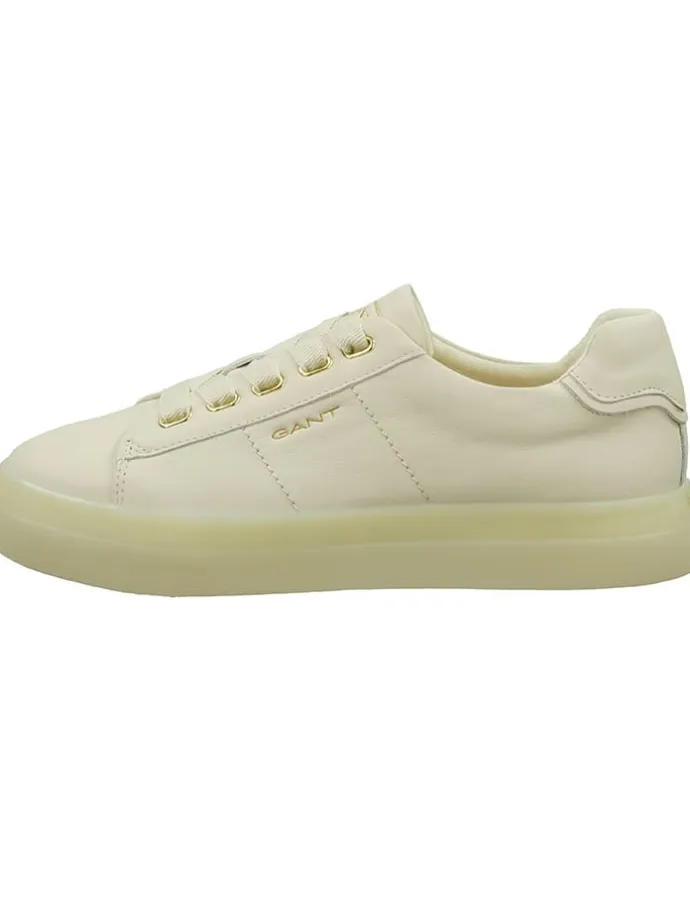 Leder-Sneakers "Avona" in Creme