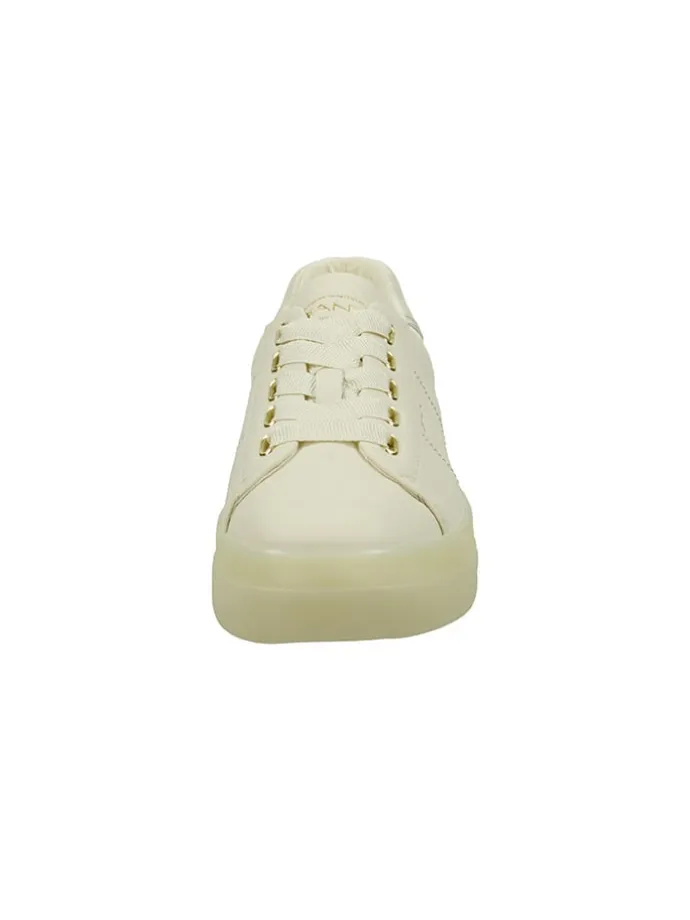 Leder-Sneakers "Avona" in Creme