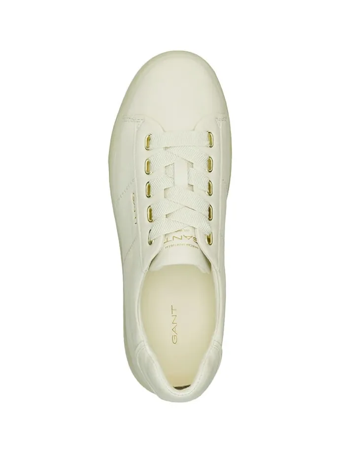 Leder-Sneakers "Avona" in Creme