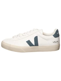 Leder-Sneakers "Campo" in Weiß/ Blau