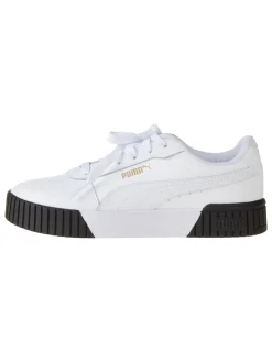 Leder-Sneakers "Carina 2.0" in Weiß/ Schwarz