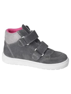 Leder-Sneakers "Caty-S" in Grau