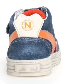 Leder-Sneakers "Ceonia" in Blau/ Orange